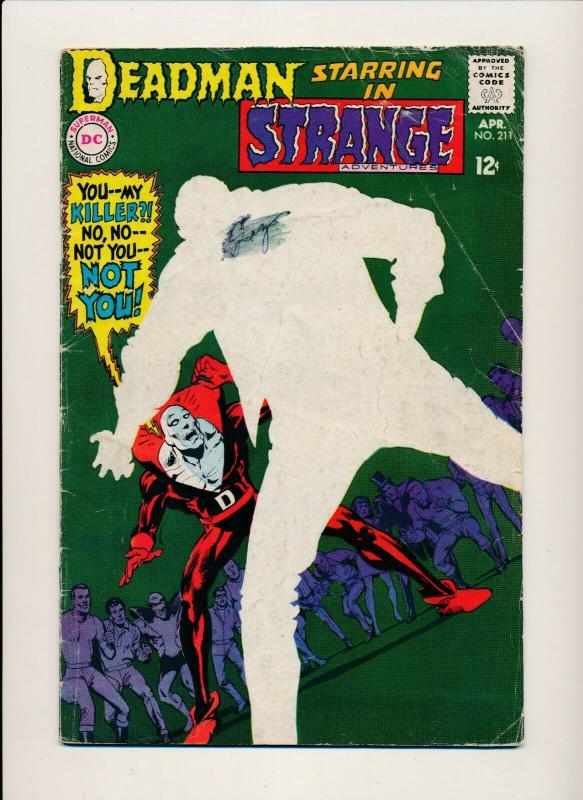 DC Strange Adventures DEADMAN #211 G/VG 1968  (SRU719R)