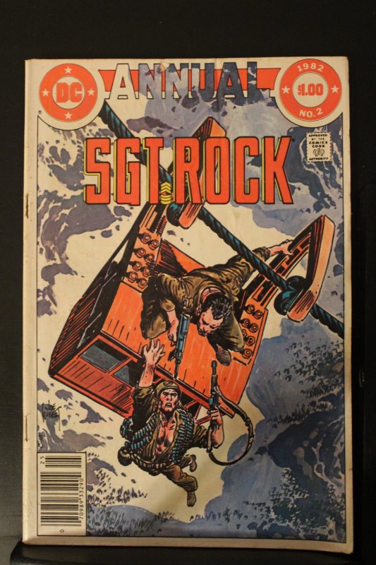 Sgt. Rock Annual #2 (1982) High-Grade VF/NM Easy Co. Joe Kubert Cover Giant-Size