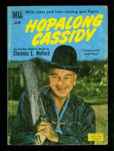 Hopalong Cassidy Digest - 1950- Dell- William Boyd photo cover - VG