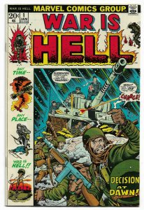 WAR IS HELL#1 FN/VF 1974 MARVEL BRONZE AGE COMICS