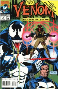 VENOM Funeral Pyre #1-3 Complete Mini Series feat. Punisher MARVEL COMICS 1993