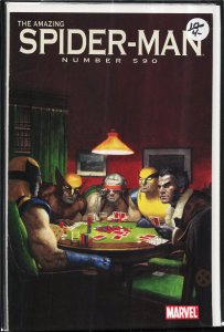 The Amazing Spider-Man #590 Wolverine Cover (2009)