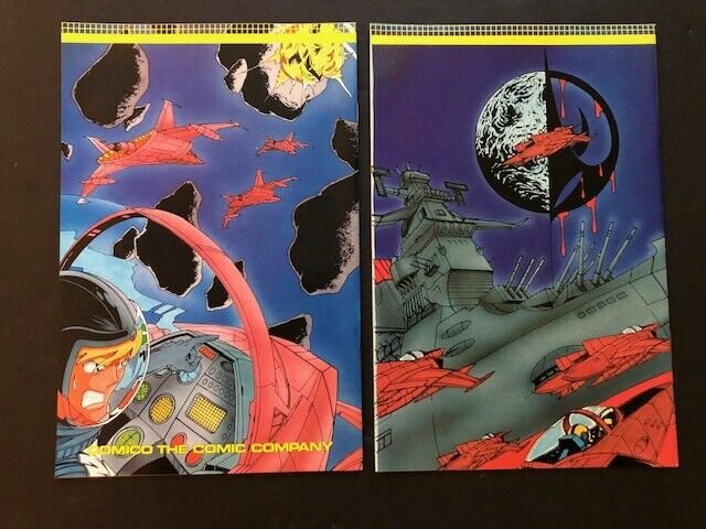 Lot of 2-Comico STAR BLAZERS #3 & #4 1987 NEAR MINT (PF978)