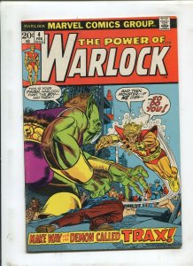 WARLOCK #4 - THE DEMON CALLED TRAX! - (6.0) 1973