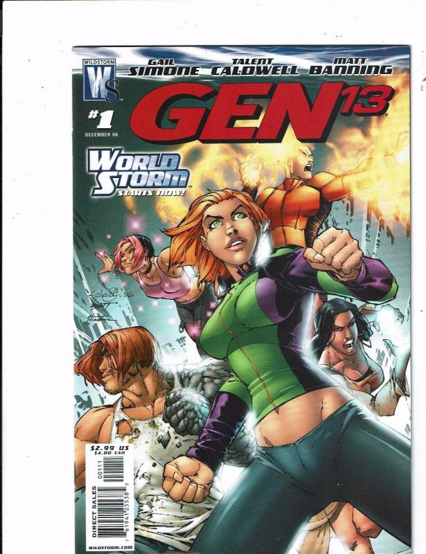 Lot of 2 Gen 13/The Authority Wildstorm Comic Books #1(2) KS10