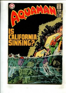 AQUAMAN #53 (6.0) IS CALIFORNIA SINKING!! 1970