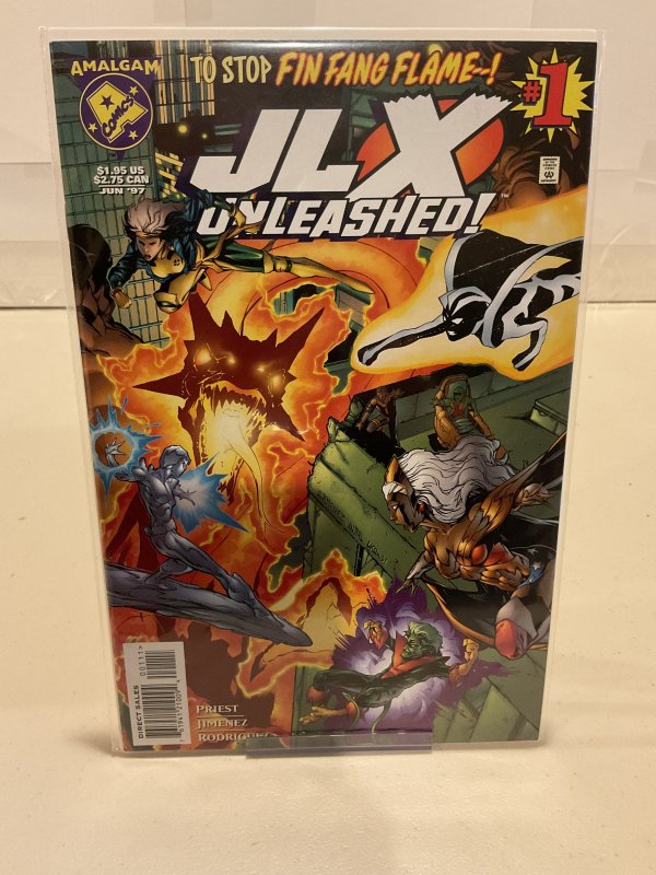 JLX Unleashed #1 Amalgam Comics! 1997 9.0 (our highest grade)