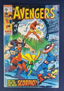 Avengers (1963) #72 VG+ (4.5) Sal Buscema
