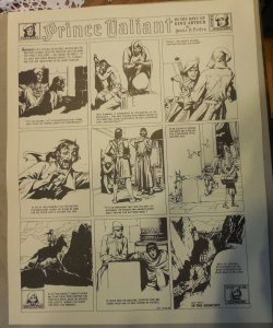 Prince Valiant by Hal Foster Syndicate Proof 12/10/1939  Size 16 x 20 inches