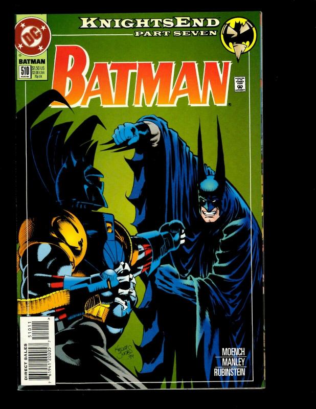 10 Batman DC Comics # 501 502 503 504 505 506 507 508 509 510 Knightfall SM3