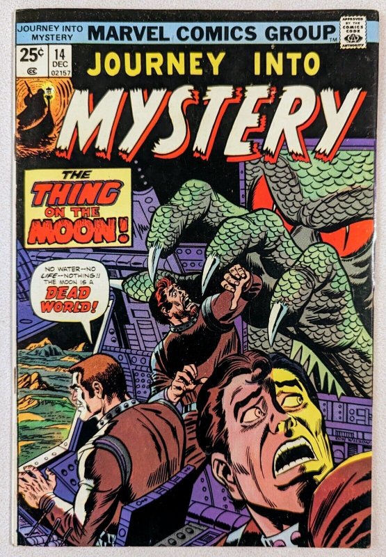 Journey into Mystery 14 FN/VF 7.0 1974 Bronze Age Horror Just Dry Cleaned