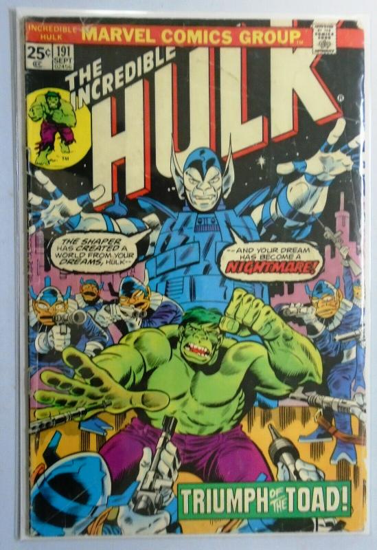 Incredible Hulk (1st Series) #191, 4.0 (1975)