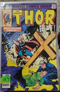 THOR # 303 1980 MARVEL  asgard odin  whatever gods there be