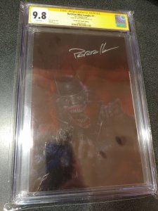 BATMAN WHO LAUGHS #1 CGC 9.8 SS LUCIO PARRILLO FOIL VIRGIN EDITION