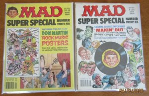 Mad magazine super specials lot from:#3-26 18 different (1970-78)