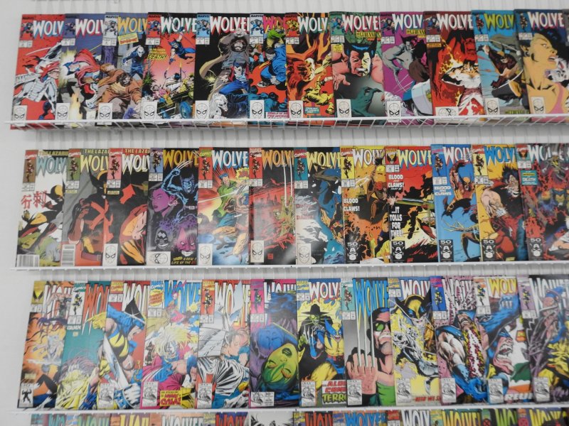 Huge Lot of 180+ Comics W/ All Wolverine! Avg. FN- Condition!