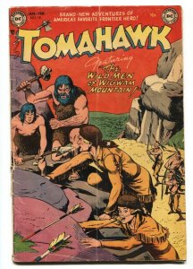 Tomahawk #15 1953- DC Western - Golden Age- Cave man cover G+ 