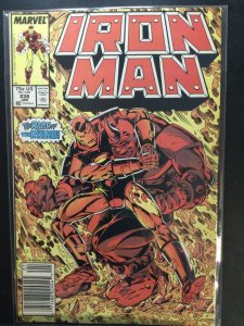 Iron Man #238 Newsstand Edition (1989)