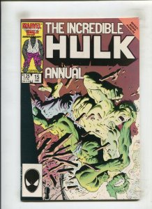 HULK ANNUAL #16 (9.2) LIFEFORM PART 3!! 1990