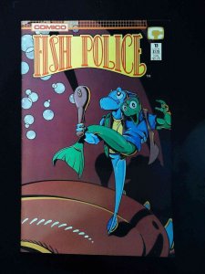 Fish Police #13  Comico/Apple Comics 1988 Vf+