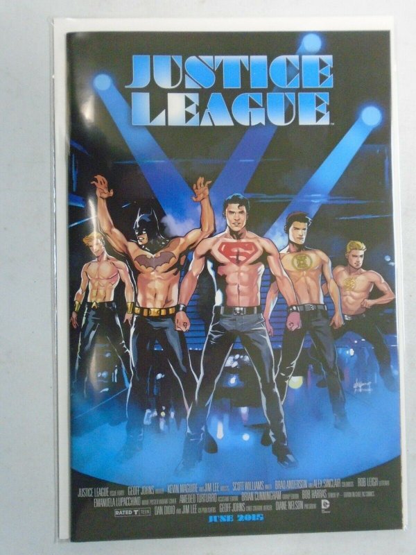 Justice League #40 B Movie Poster Variant 8.5 VF+ (2015)