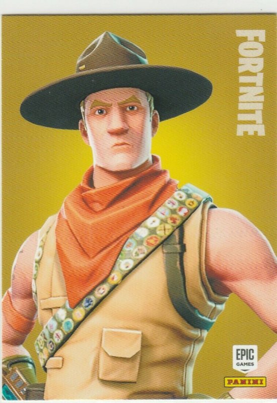 Fortnite Sash Sergeant 195 Rare Outfit Panini 2019 trading card series 1