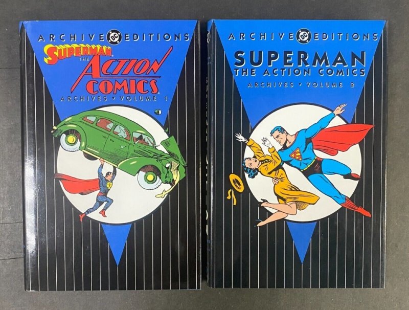 DC Archives Superman Action Comics (1997) Volumes 1 & 2 Hardcover Set OOP