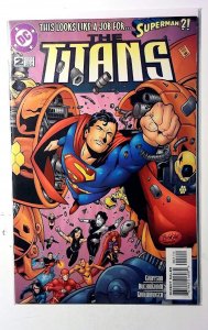 Titans #2 1999 DC Superman Donna Troy Starfire Flash Nightwing 1st Print Comic