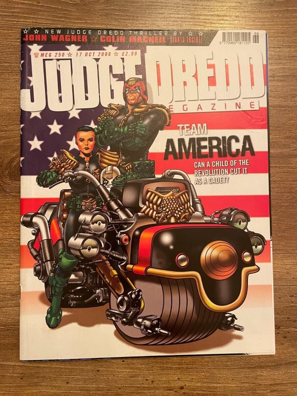 Judge Dredd Megazine # 250 VF-NM 2000 AD UK Comic Book 16 J266