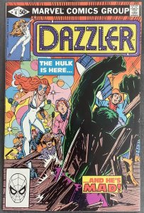 Dazzler #6 (1981, Marvel) Hulk Appearance. NM