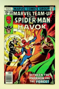 Marvel Team-Up #69 Spider-Man and Havok (May 1978, Marvel) - Very Fine