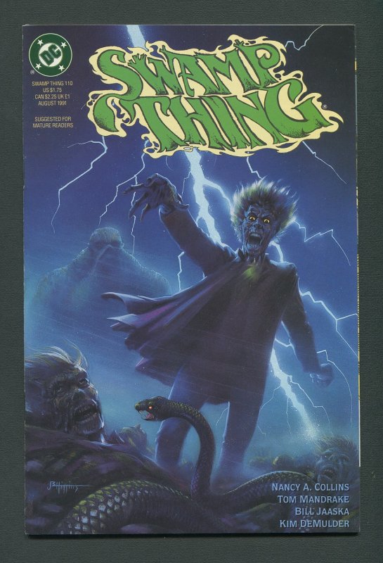 Swamp Thing #110  (2nd Series) 9.0 VFN/NM  August 1991