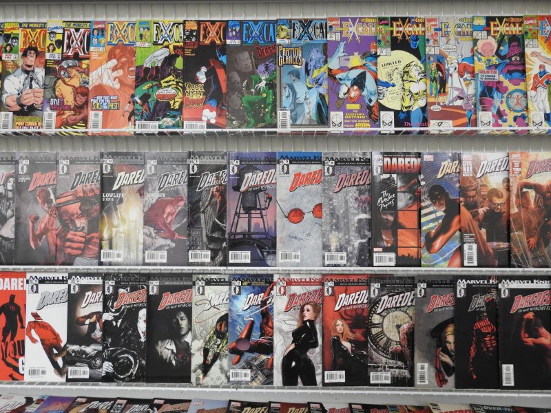 Huge Lot 190+ Comics W/ Daredevil, Excalibur, X-Force MORE DD!  Avg VF Condition