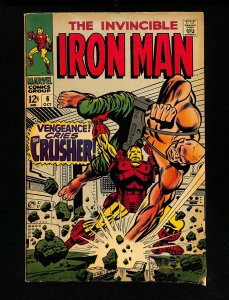 Iron Man #6 Crusher Appearance! George Tuska Cover!