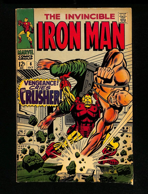 Iron Man #6 Crusher Appearance! George Tuska Cover!