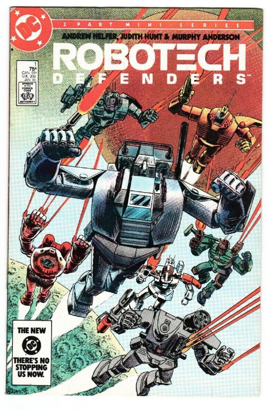 Robotech Defenders #1 1985 DC comic book First issue Macross