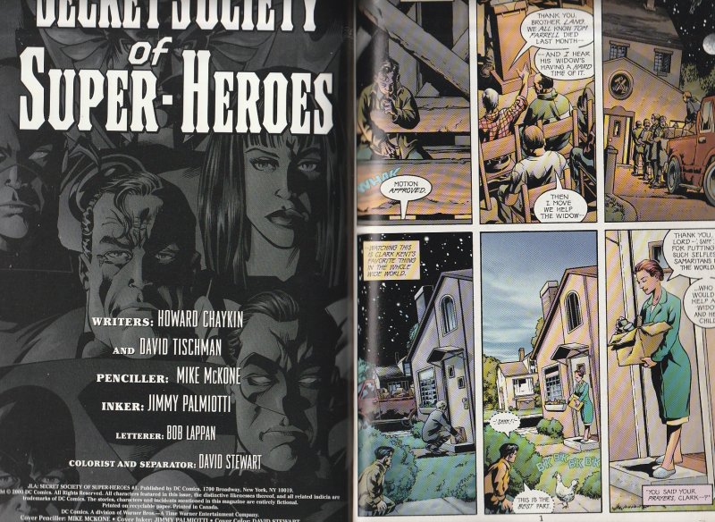 JLA – The Secret Society of Super Heroes # 1, 2