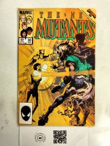 The New Mutants #30 VF-NM Marvel Comic Book 7 TJ62