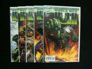 World War Hulk #1-5 Complete Set Run Marvel Limited Series NM Condition