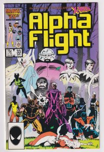 Alpha Flight #33 (1986) Alpha Flight [Key Issue]