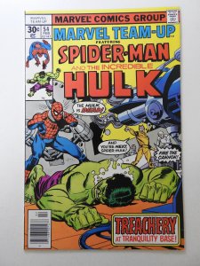 Marvel Team-Up #54 Spidey and The Hulk! Beautiful VF-NM Condition!!