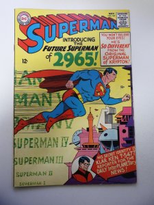 Superman #181 (1965) VG- Cond writing on interior fc causing indentations fc