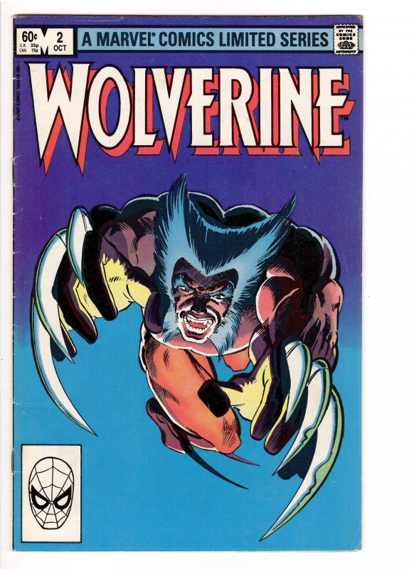 WOLVERINE 2 MINI ;F- 5.5 1st SOLO!;FRANK MILLER !