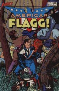 American Flagg!   #18, VF+ (Stock photo)