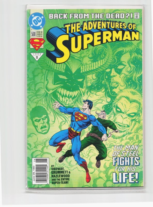 Adventures of Superman #500 (1993) Superman [Key Issue]