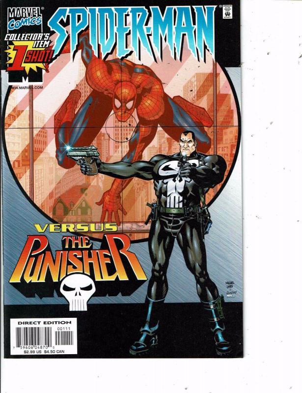 Spider-Man Versus The Punisher # 1 NM- 1st Print Marvel Comic Book DC6