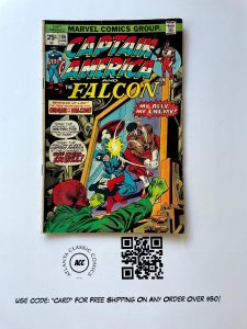 Captain America # 186 FN Marvel Comic Book Avengers Falcon Hulk Thor Wasp 2 J887