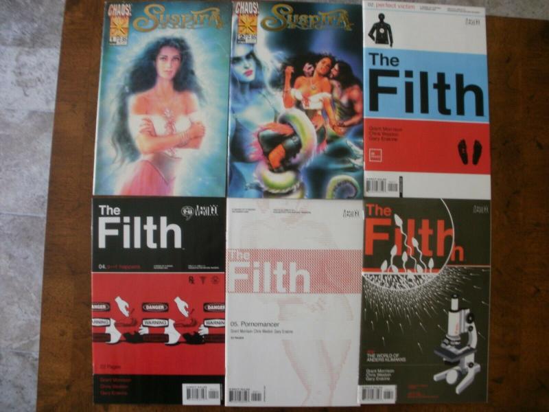 6 CHAOS VERTIGO Comic Book: SUSPIRA #1 2 THE FILTH #2 4 5 6