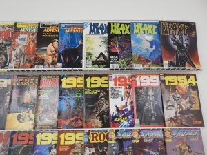 Huge Lot 85 Magazines W/ 1984, Rook, Spider-Man, Epic, +More Avg FN Condition!