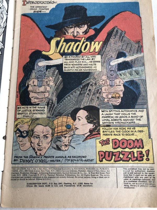 The Shadow 1,reader, Kaluta art